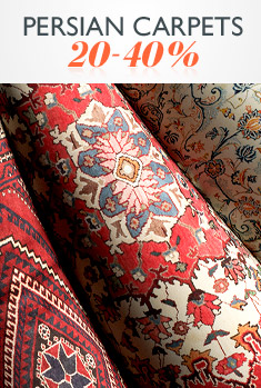 Persian carpets 20-40%