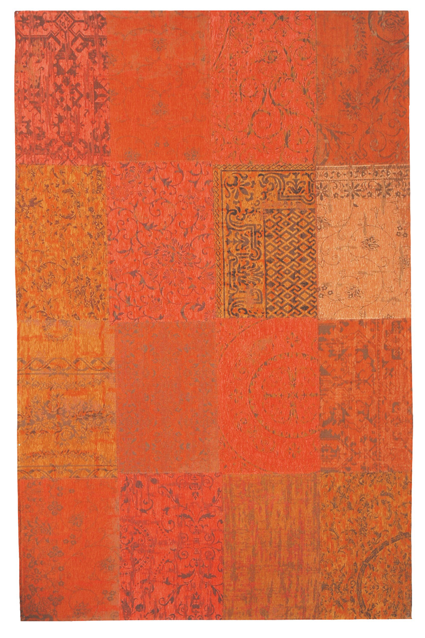 Multi Patchwork Vintagematta Orange 170x240